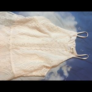 White Floral Lace Dress